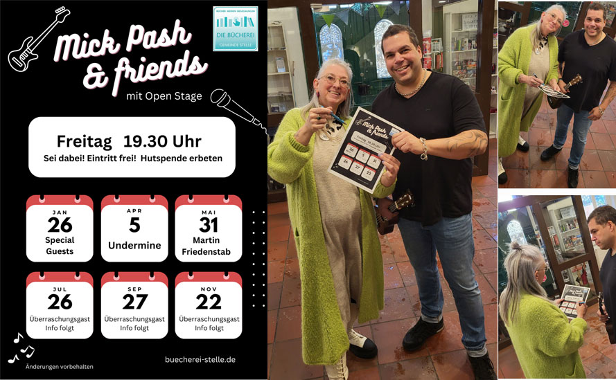Read more about the article Konzert mit Mick J. Pash & friends